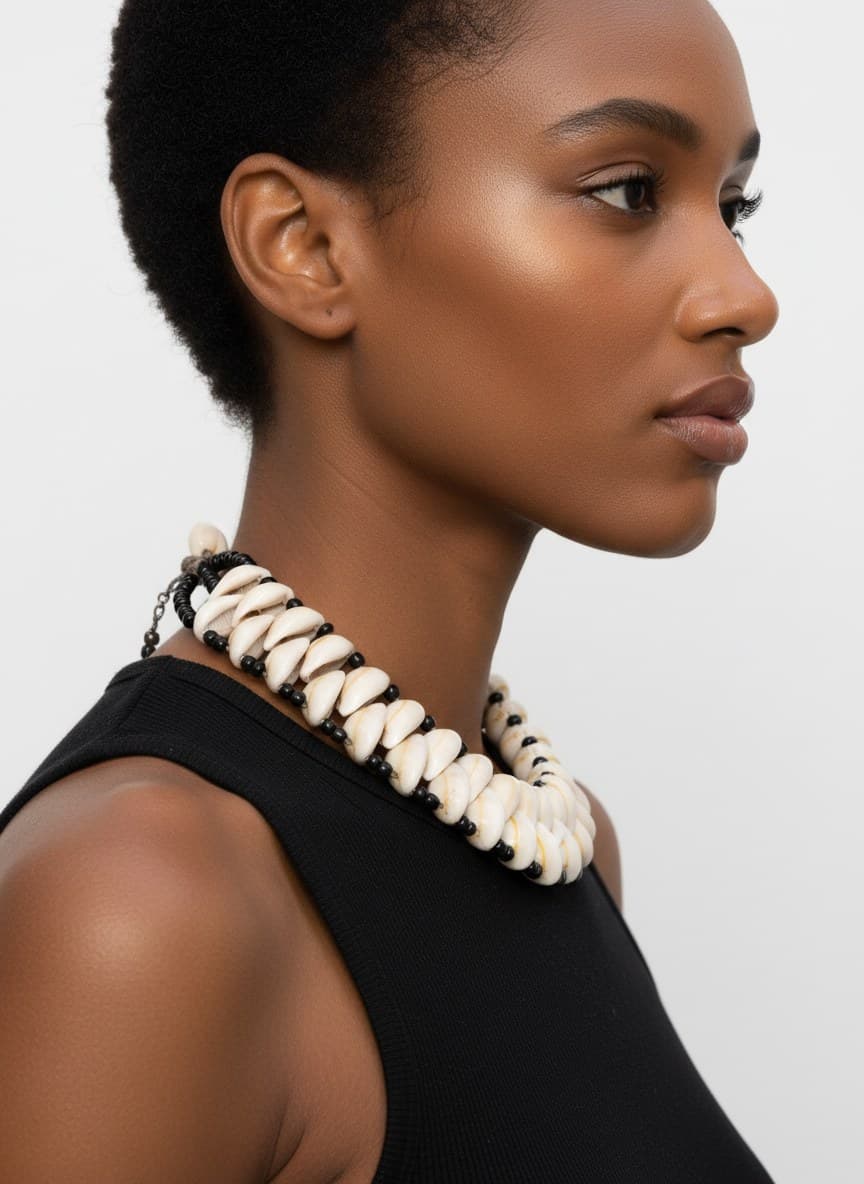 Collier plastron cauris — miniature 2